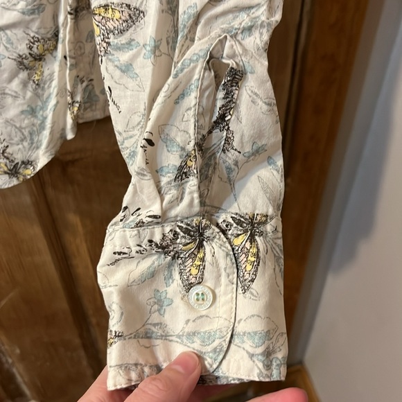 Guess Butterfly Button Up Shirt - Picture 6 of 8